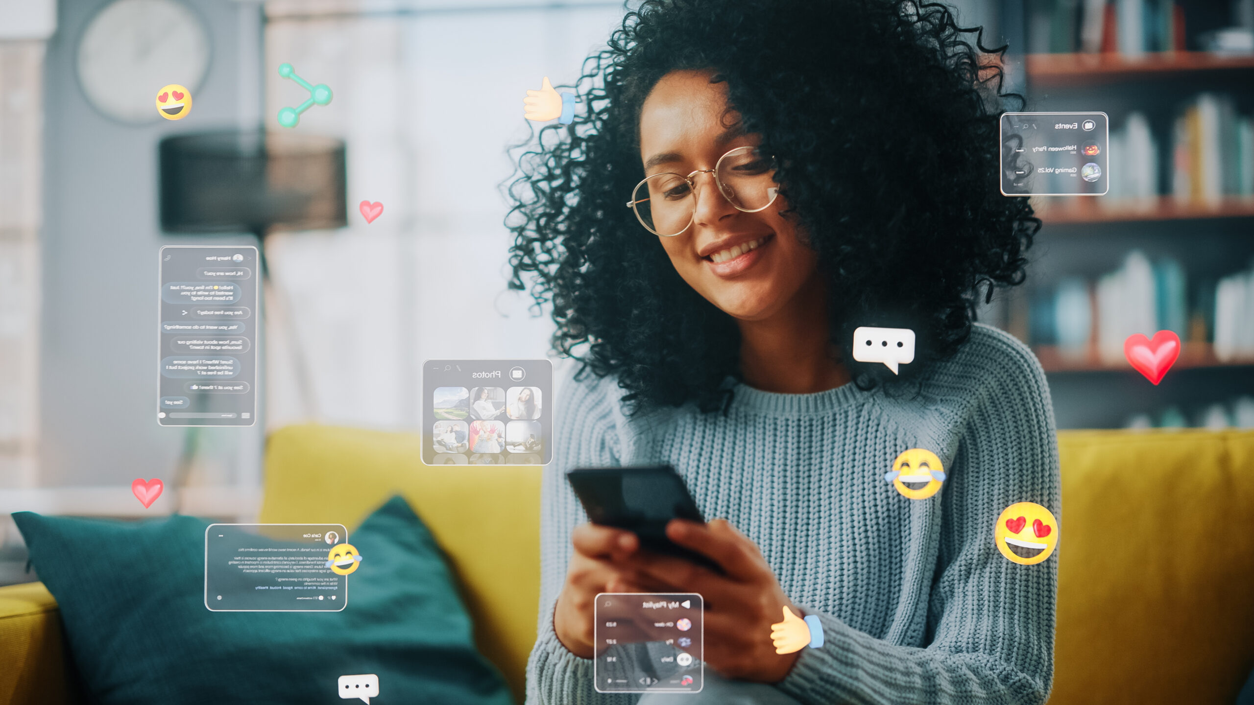 AdobeStock 555169414 scaled Social media content creation services help your business create the posts, captions, and visual content needed to stay active across your selected social media platforms.