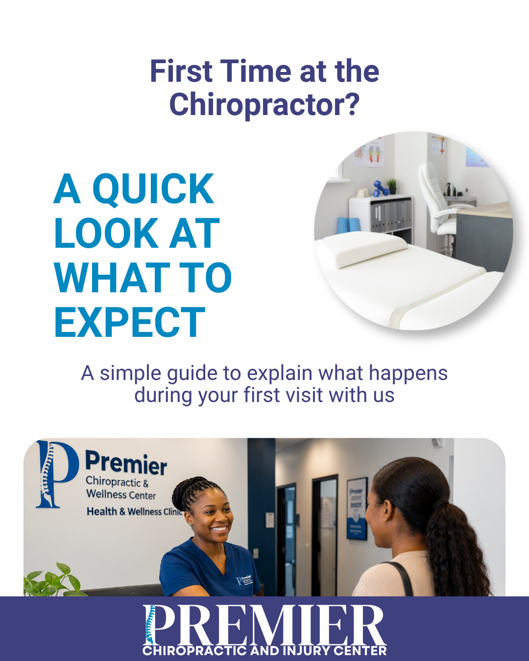 Premier Chiropractic Social Media Carousel Content | Work Sample 1