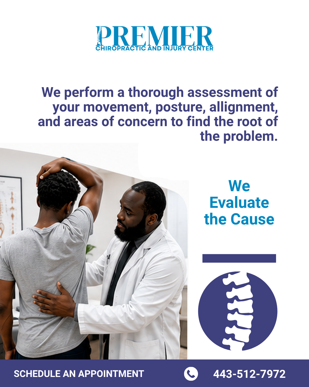 Premier Chiropractic Social Media Carousel Content | Work Sample 3